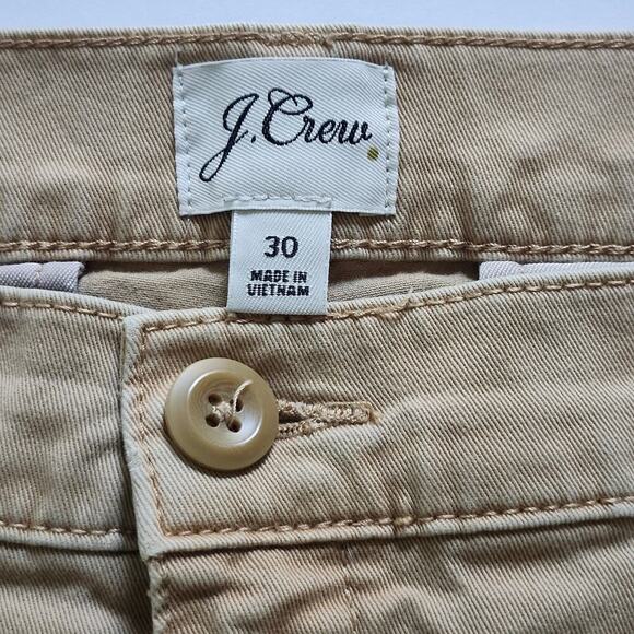 J Crew Vintage Straight Leg High Rise Chinos Dark Khaki Size 30 - Picture 4 of 12
